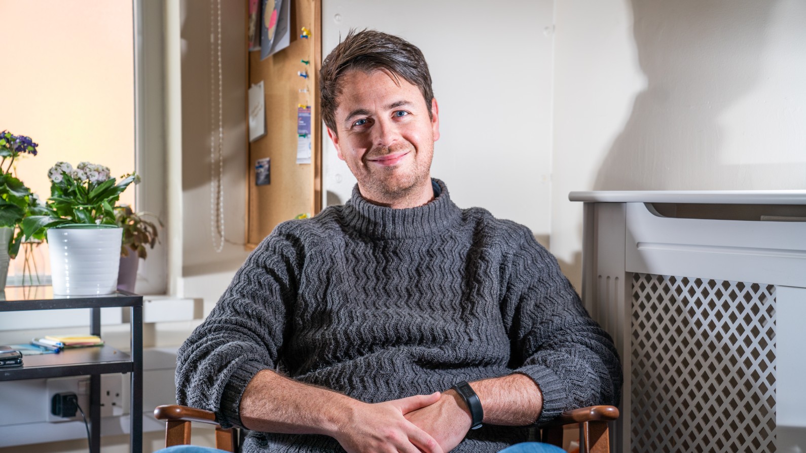 anxiety Joshua Fletcher guides people through stress