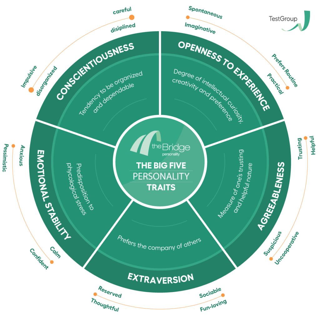 Testgroup: Recruitment With The Big Five Personality Test