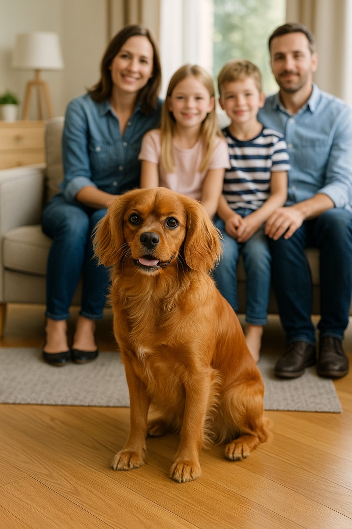 Why the Golden Cavalier is the Perfect Family Dog for Modern Homes